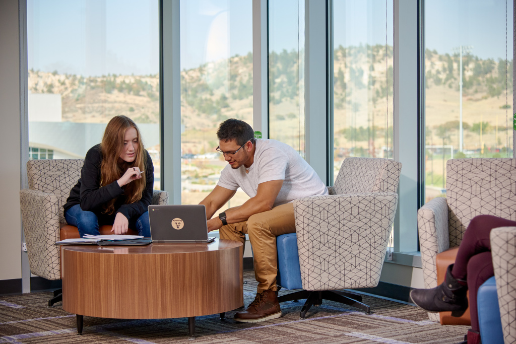 students working together