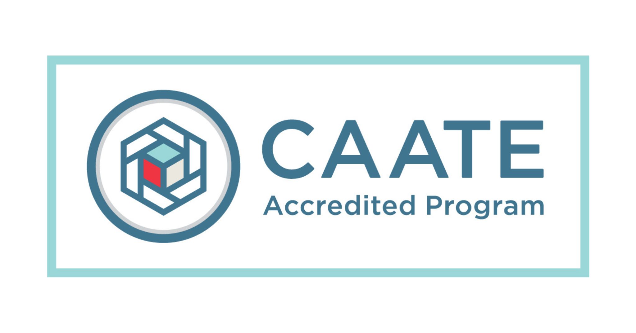 Graphic that reads "CAATE Accredited Program"